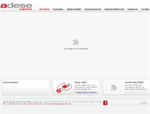 Tablet Screenshot of adesesigorta.com